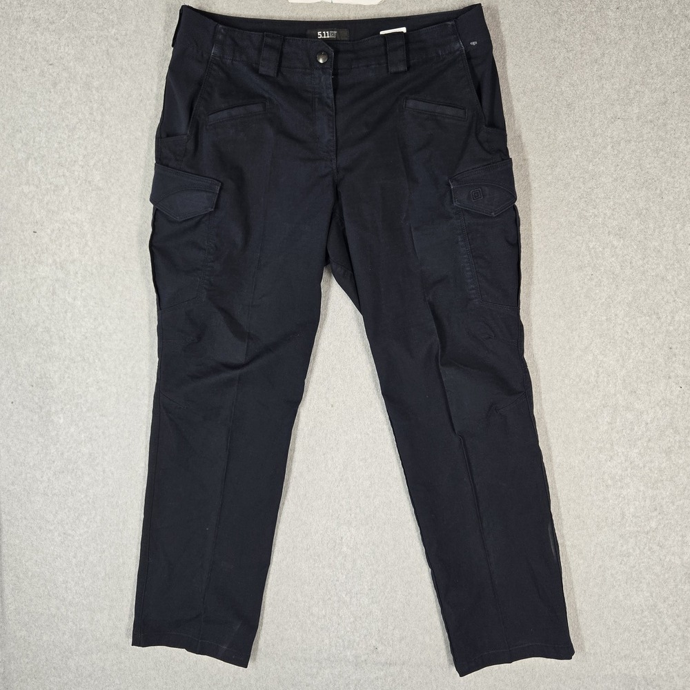 5.11 Tactical Women Pants US 14 Navy Cargo Icon 30" Inseam